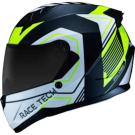 Capacete LS2 FF358 Draze Preto/Amarelo/Verde - marquinhom